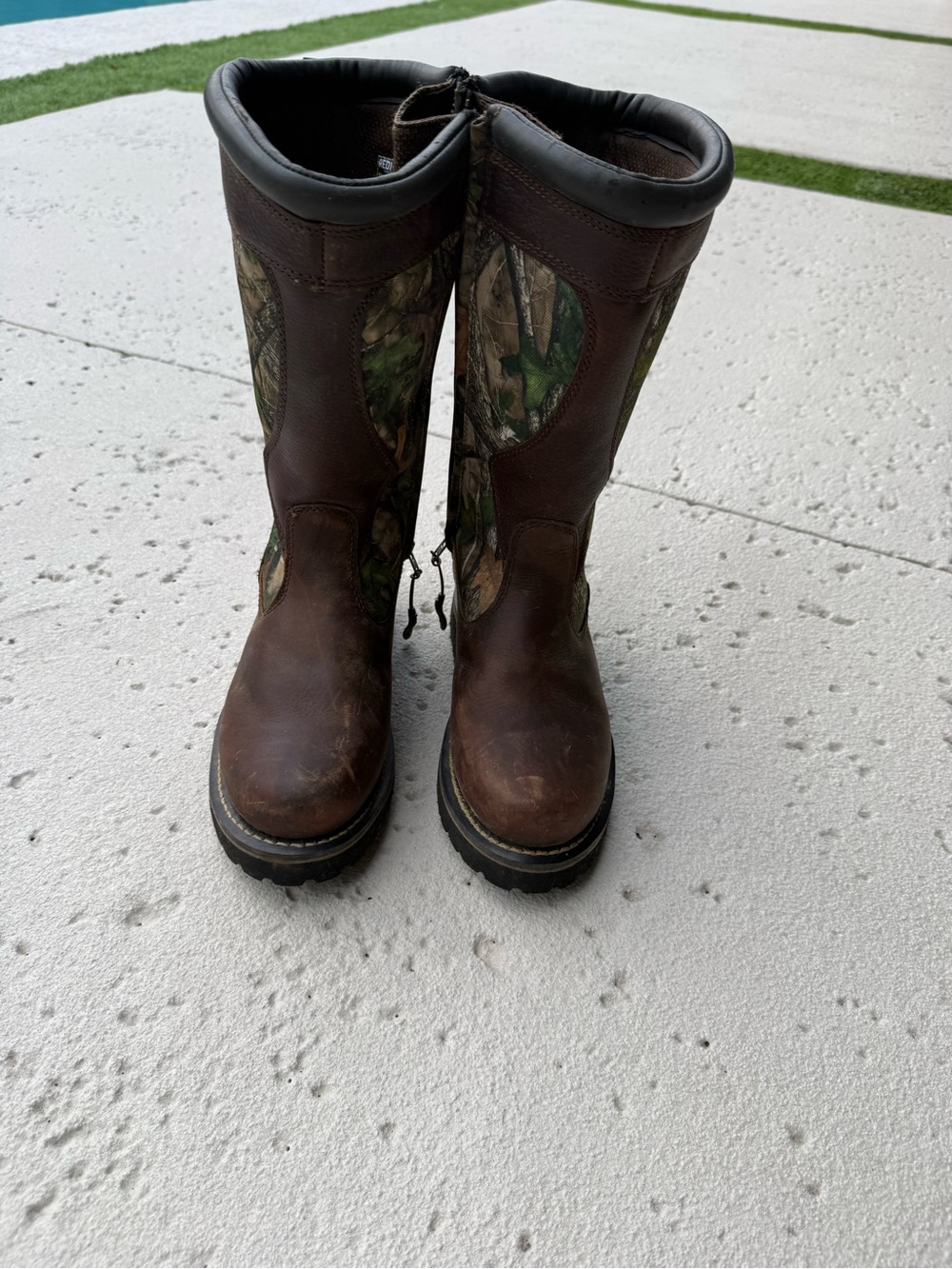 RedHead Bayou Waterproof Side Zip Snake Boot Youth Size 6